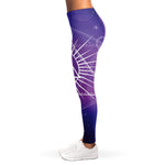 Galaxy Eye of Providence Print Women's Leggings