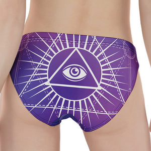 Galaxy Eye of Providence Print Women's Panties