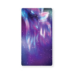 Galaxy Howling Wolf Spirit Print Baby Crib Sheet