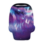 Galaxy Howling Wolf Spirit Print Baby Seat Cover
