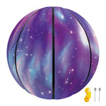 Galaxy Howling Wolf Spirit Print Basketball