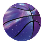 Galaxy Howling Wolf Spirit Print Basketball