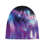 Galaxy Howling Wolf Spirit Print Beanie