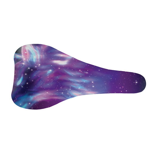 Galaxy Howling Wolf Spirit Print Bicycle Seat Cover