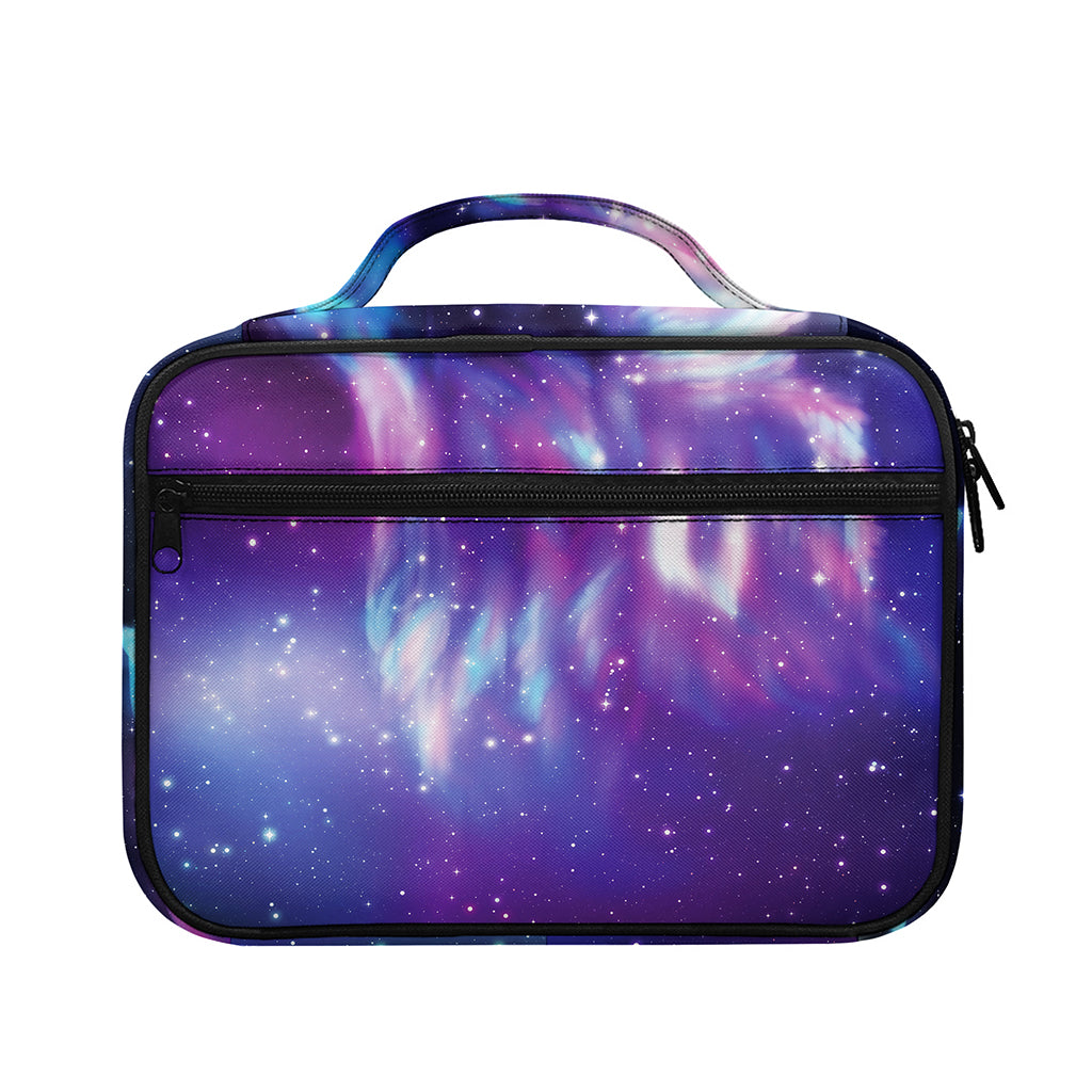 Galaxy Howling Wolf Spirit Print Briefcase Bible Bag