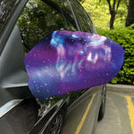 Galaxy Howling Wolf Spirit Print Car Side Mirror Covers