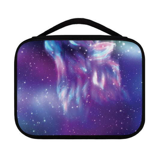 Galaxy Howling Wolf Spirit Print Classic Bible Case