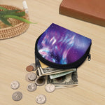 Galaxy Howling Wolf Spirit Print Coin Purse