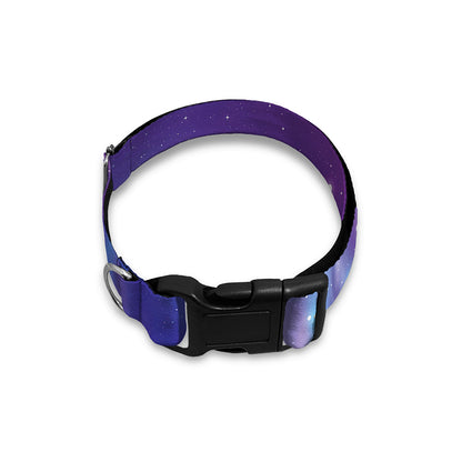 Galaxy Howling Wolf Spirit Print Dog Collar