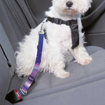 Galaxy Howling Wolf Spirit Print Dog Seat Belt
