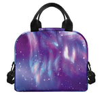 Galaxy Howling Wolf Spirit Print Insulated Lunch Bag