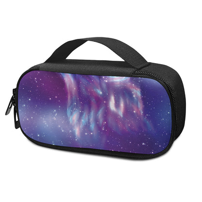 Galaxy Howling Wolf Spirit Print Insulin Cooler Travel Case