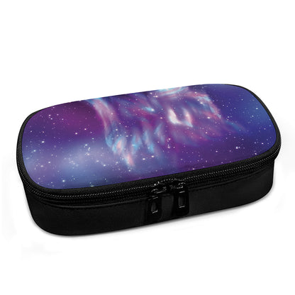 Galaxy Howling Wolf Spirit Print Insulin Cooler Travel Case