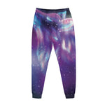 Galaxy Howling Wolf Spirit Print Jogger Pants