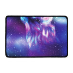 Galaxy Howling Wolf Spirit Print Kitchen Mat