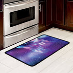 Galaxy Howling Wolf Spirit Print Kitchen Mat