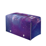 Galaxy Howling Wolf Spirit Print Leather Tissue Box Cover