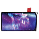 Galaxy Howling Wolf Spirit Print Mailbox Cover