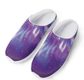 Galaxy Howling Wolf Spirit Print Mesh Casual Shoes