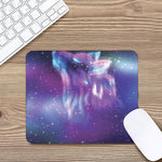 Galaxy Howling Wolf Spirit Print Mouse Pad