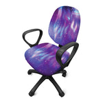 Galaxy Howling Wolf Spirit Print Office Chair Cover