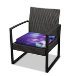 Galaxy Howling Wolf Spirit Print Outdoor Seat Cushion Cover