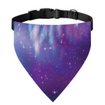 Galaxy Howling Wolf Spirit Print Over The Collar Dog Bandana