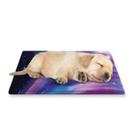 Galaxy Howling Wolf Spirit Print Pet Cooling Mat Cover