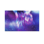 Galaxy Howling Wolf Spirit Print Polyester Flag