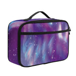 Galaxy Howling Wolf Spirit Print Portable Lunch Bag