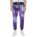 Galaxy Howling Wolf Spirit Print Joggers