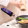 Galaxy Howling Wolf Spirit Print Skillet Handle Cover