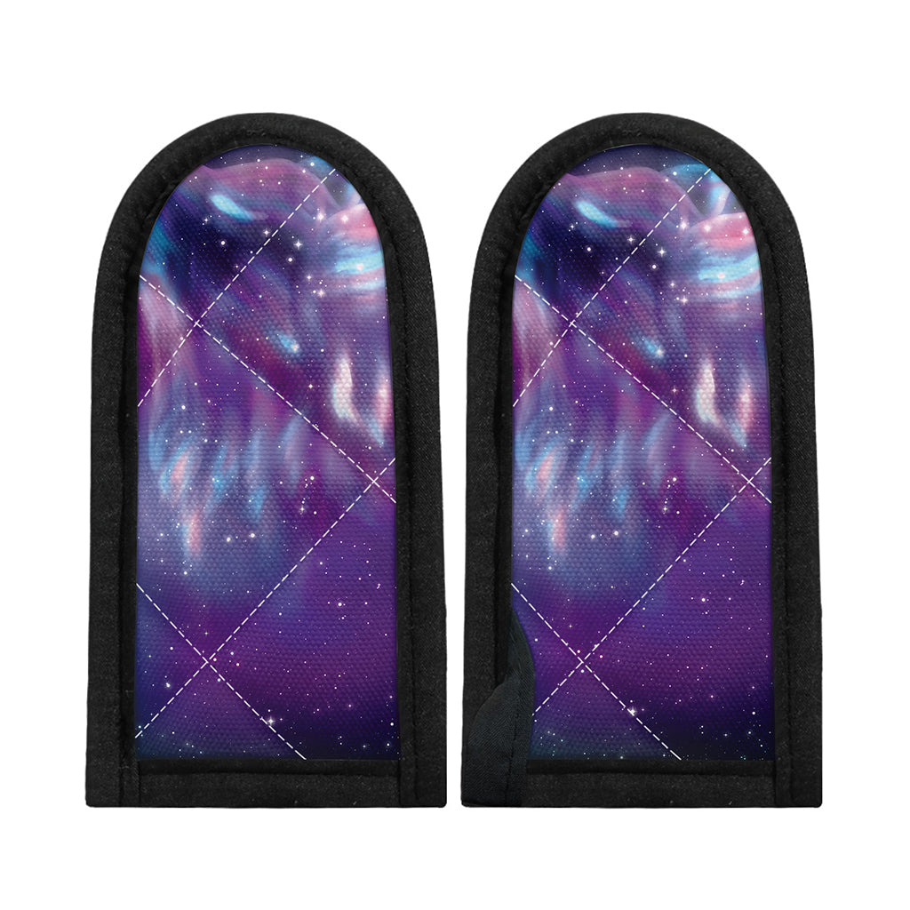 Galaxy Howling Wolf Spirit Print Skillet Handle Cover