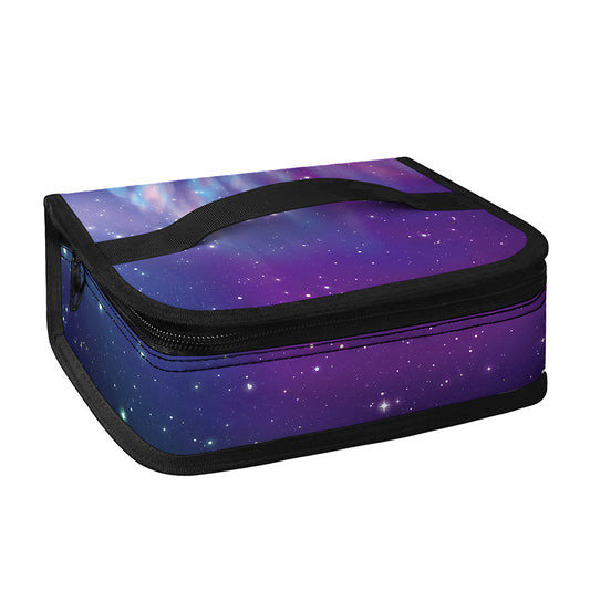 Galaxy Howling Wolf Spirit Print Small Lunch Bag