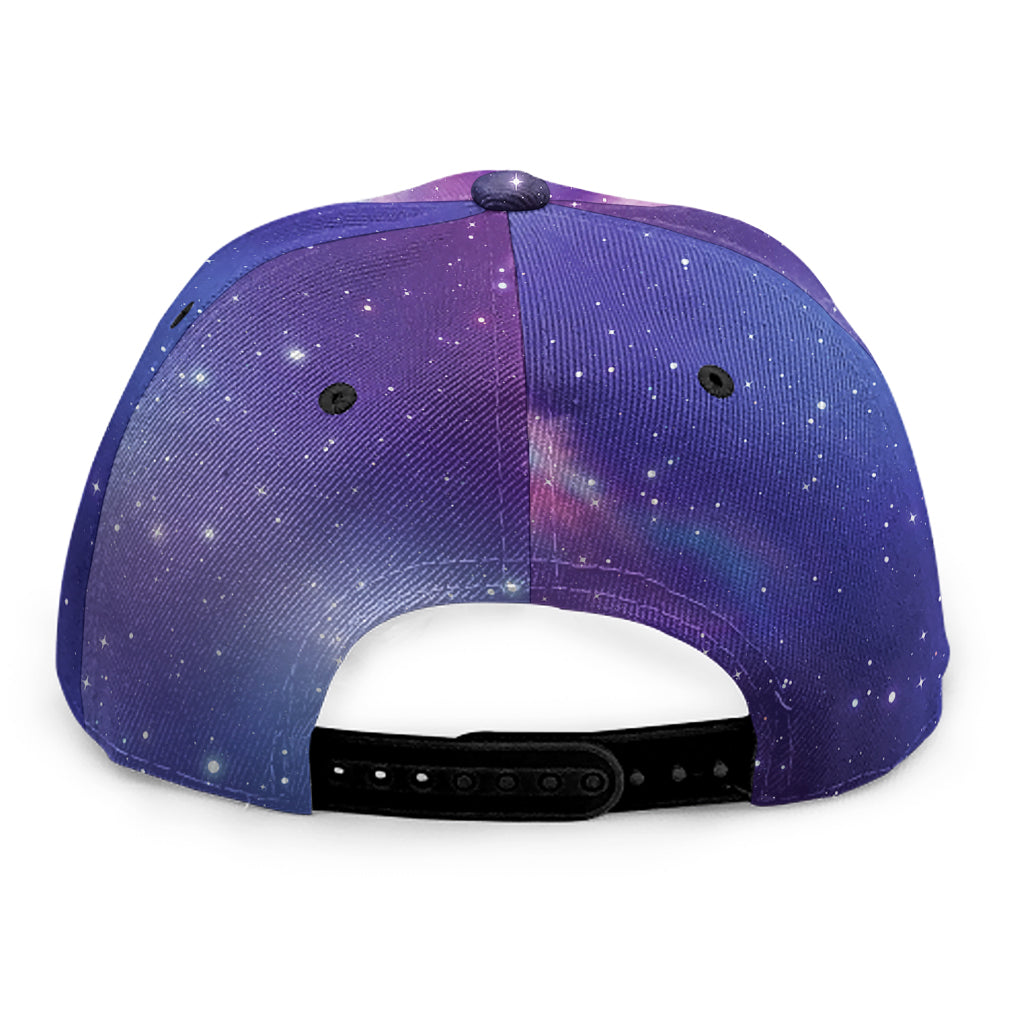 Galaxy Howling Wolf Spirit Print Snapback Cap