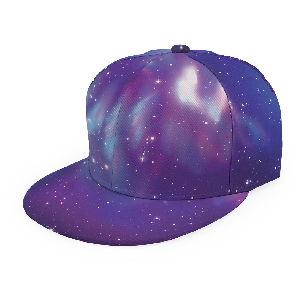 Galaxy Howling Wolf Spirit Print Snapback Cap
