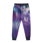 Galaxy Howling Wolf Spirit Print Sweatpants