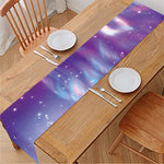 Galaxy Howling Wolf Spirit Print Table Runner