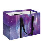 Galaxy Howling Wolf Spirit Print Utility Tote Bag