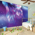 Galaxy Howling Wolf Spirit Print Wall Sticker