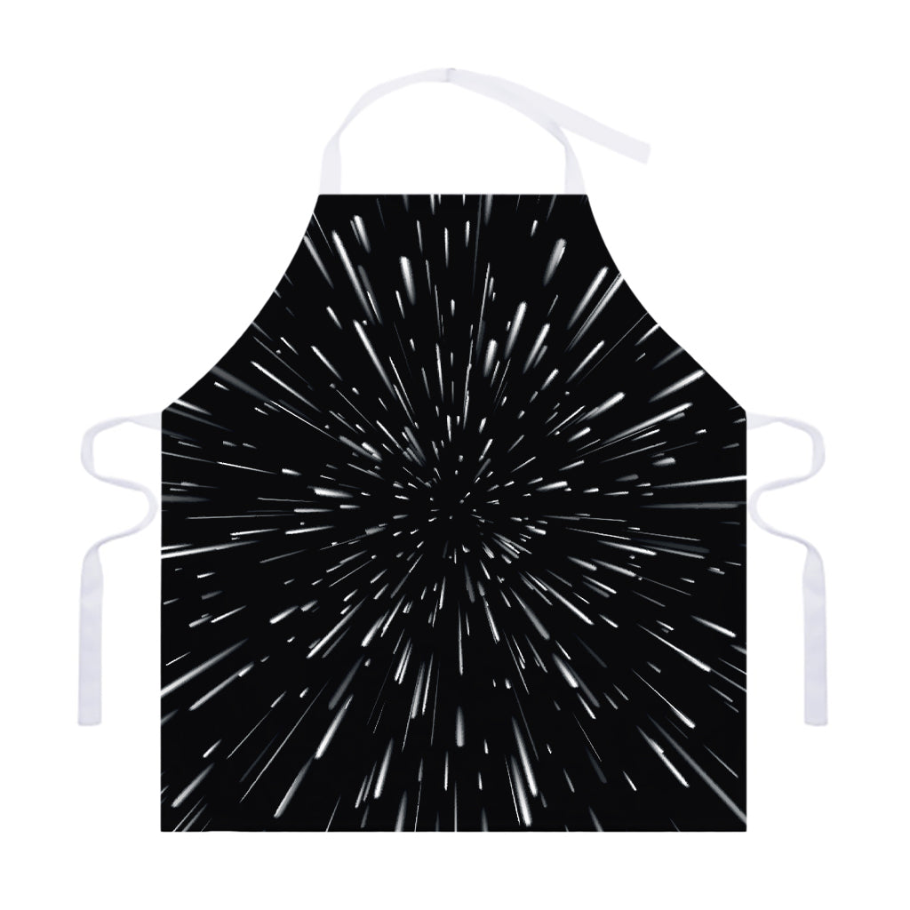Galaxy Hyperspace Print Adjustable Apron