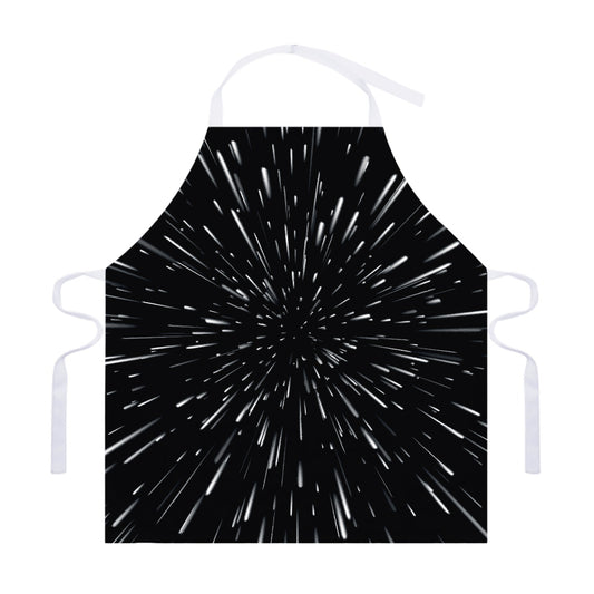 Galaxy Hyperspace Print Adjustable Apron