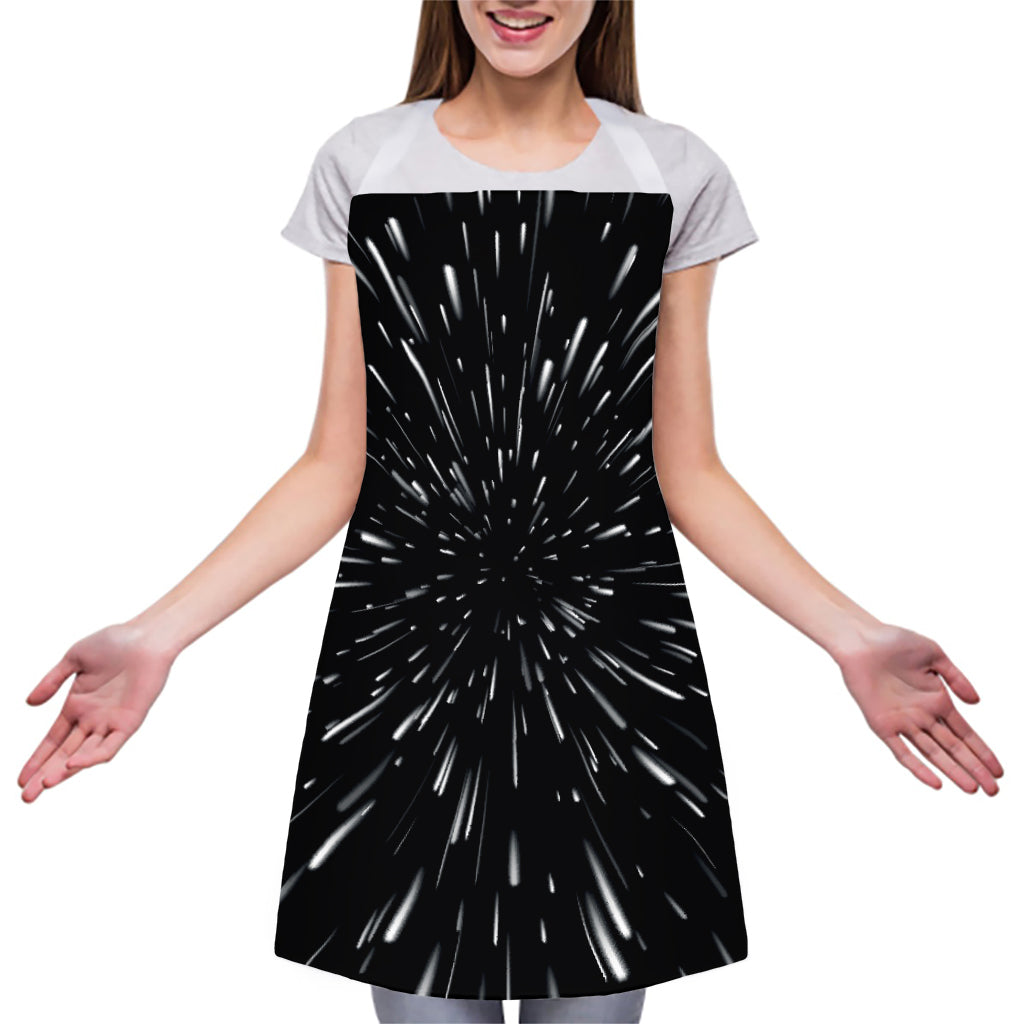Galaxy Hyperspace Print Adjustable Apron