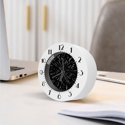 Galaxy Hyperspace Print Alarm Clock