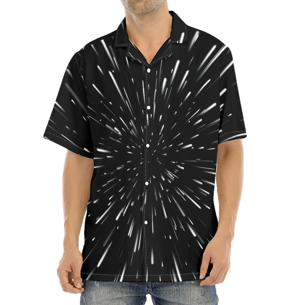 Galaxy Hyperspace Print Aloha Shirt