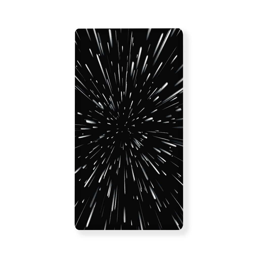 Galaxy Hyperspace Print Baby Crib Sheet