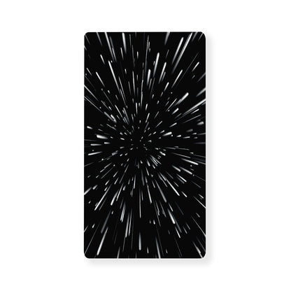 Galaxy Hyperspace Print Baby Crib Sheet