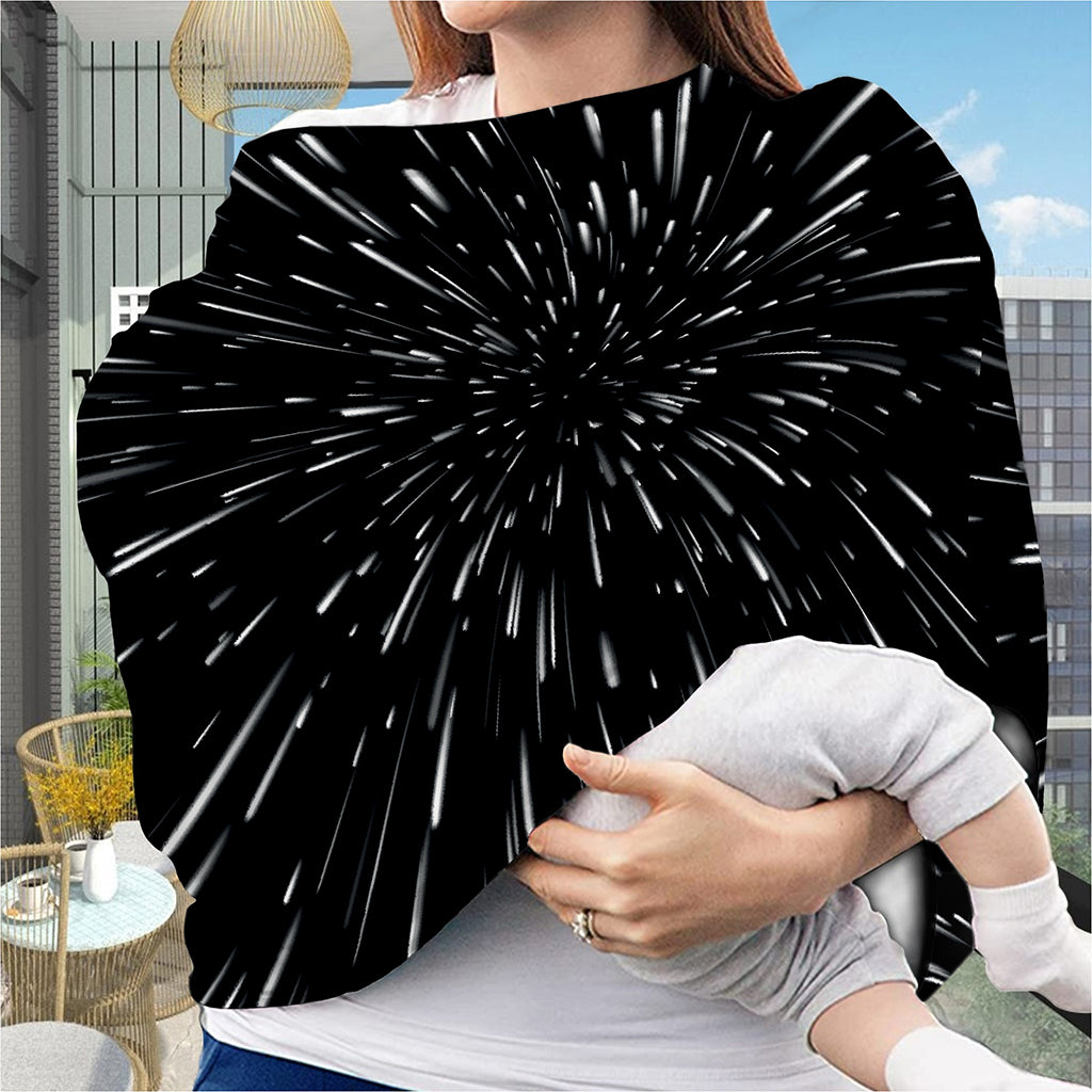 Galaxy Hyperspace Print Baby Seat Cover