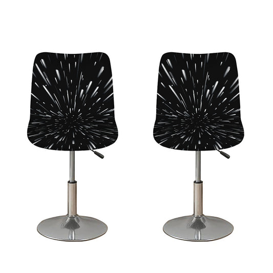 Galaxy Hyperspace Print Bar Stool Covers