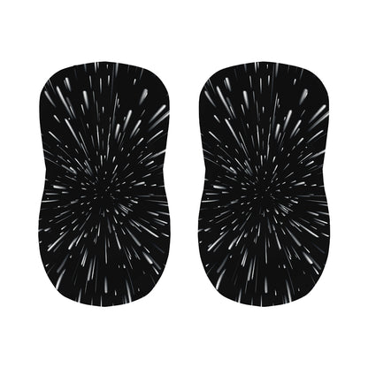Galaxy Hyperspace Print Bar Stool Covers